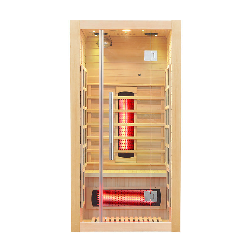 SAUNA EVOLUTION® Full Spectrum Indoor Solid Wood Sauna Far Infrared 11