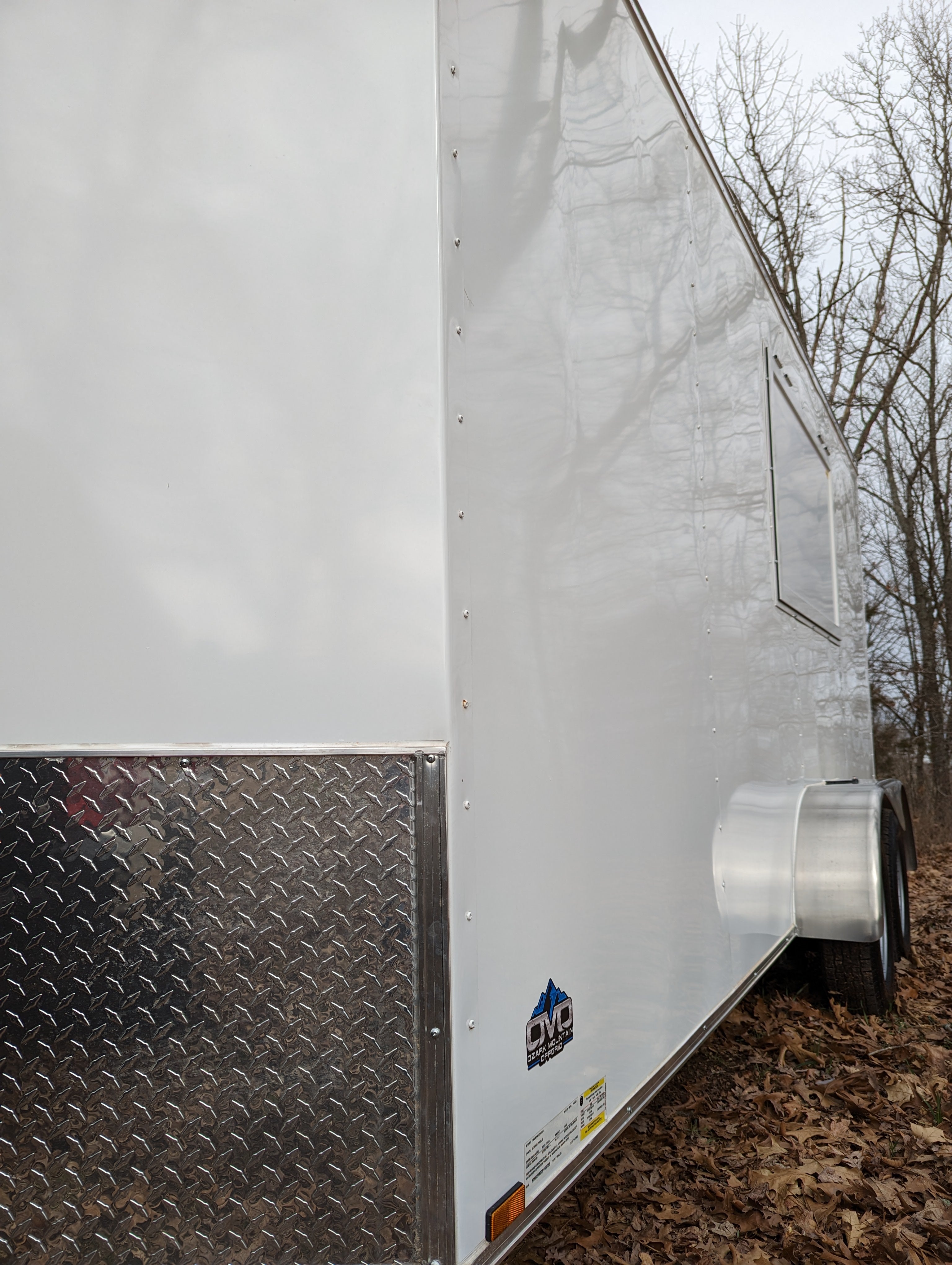 16' Enclosed SOLAR POWERED Offgrid Self-Sufficient Trailer - Concession Window Expanded Solar Array / Expanded Lithium battery bank - MOBILE STOREFRONT VERSION