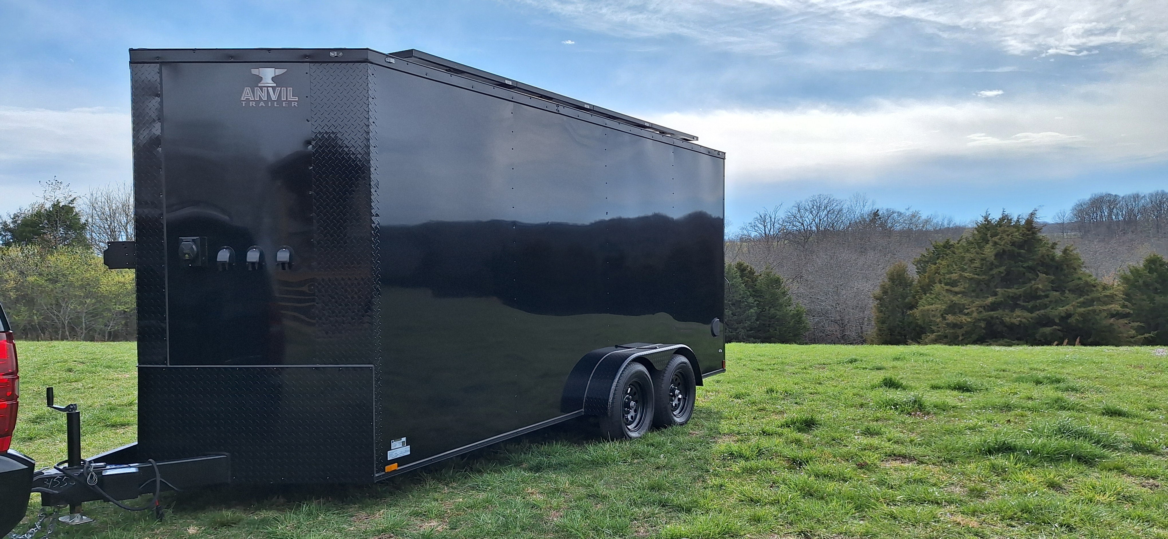 16' Enclosed SOLAR POWERED Offgrid Self-Sufficient Trailer - SOL-ARK 15K Version with 32K Lithium Battery