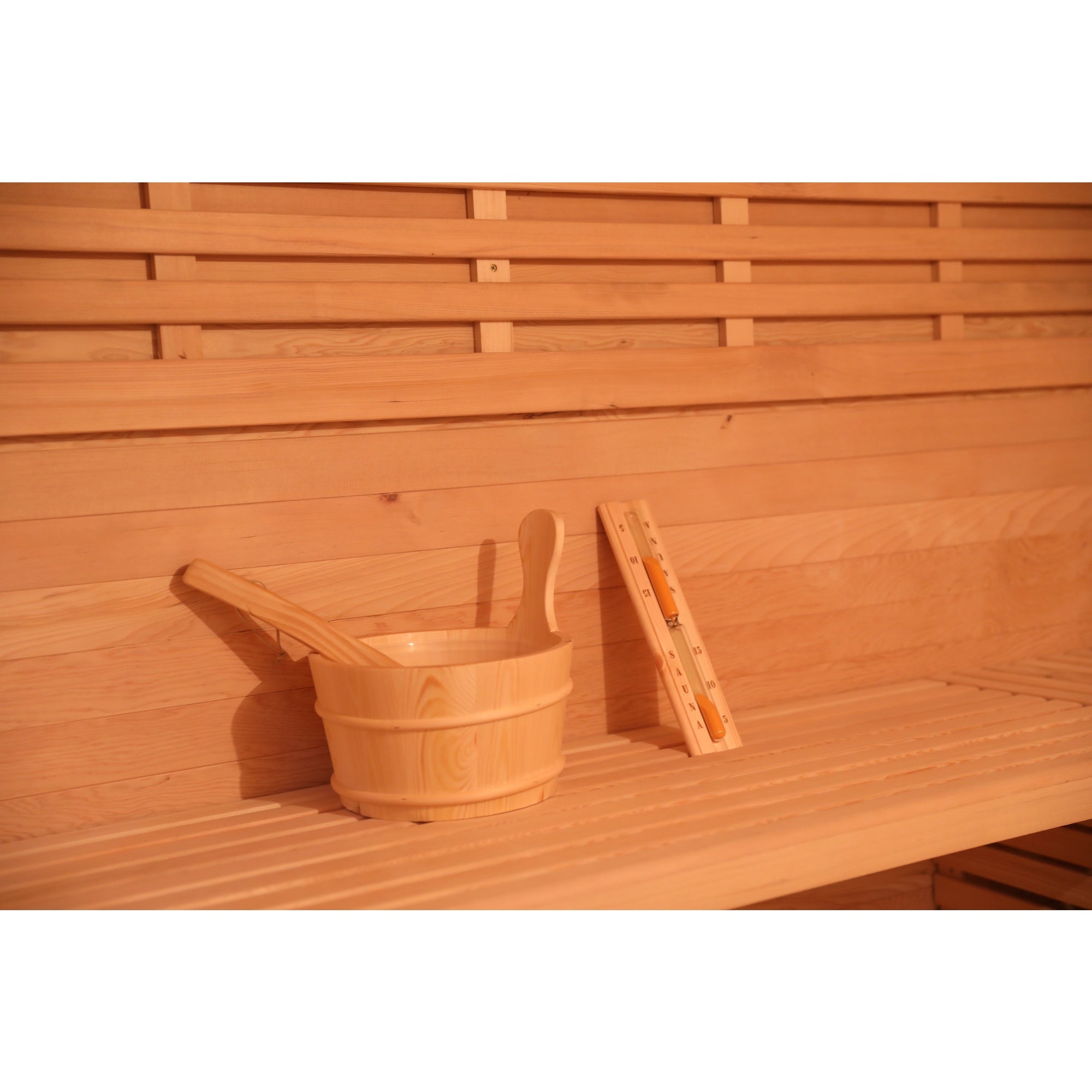 SAUNA EVOLUTION® Outdoor Wood Steam Sauna(5-6 Person)Cabin 04