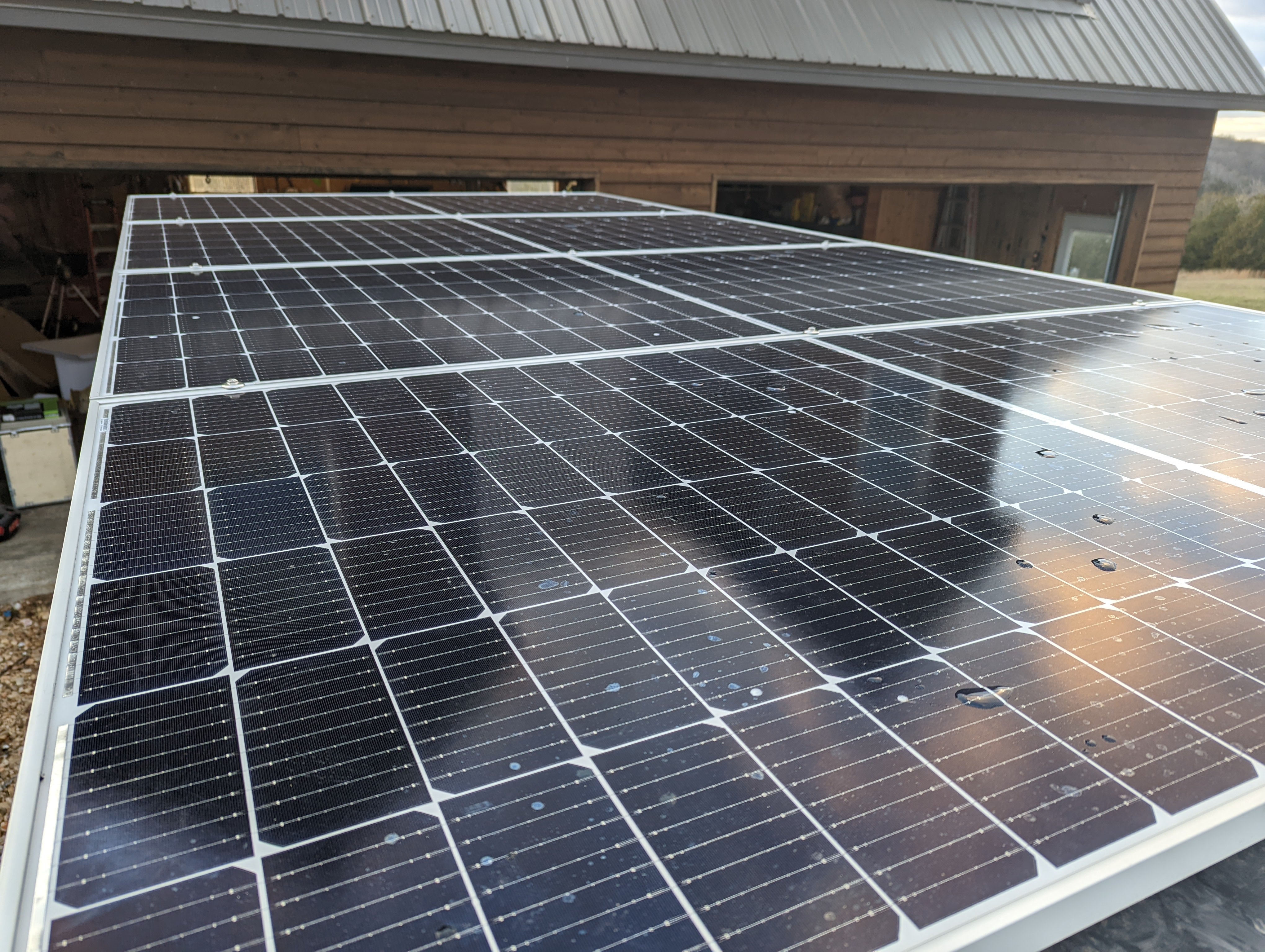 16' Expanded Model Enclosed SOLAR POWERED Offgrid Self-Sufficient Trailer - BASE MODEL w Expanded 10K Split Phase 120V/240V OMO E-Line Inverter + 10.24kWh OMO E-Line Lithium Battery