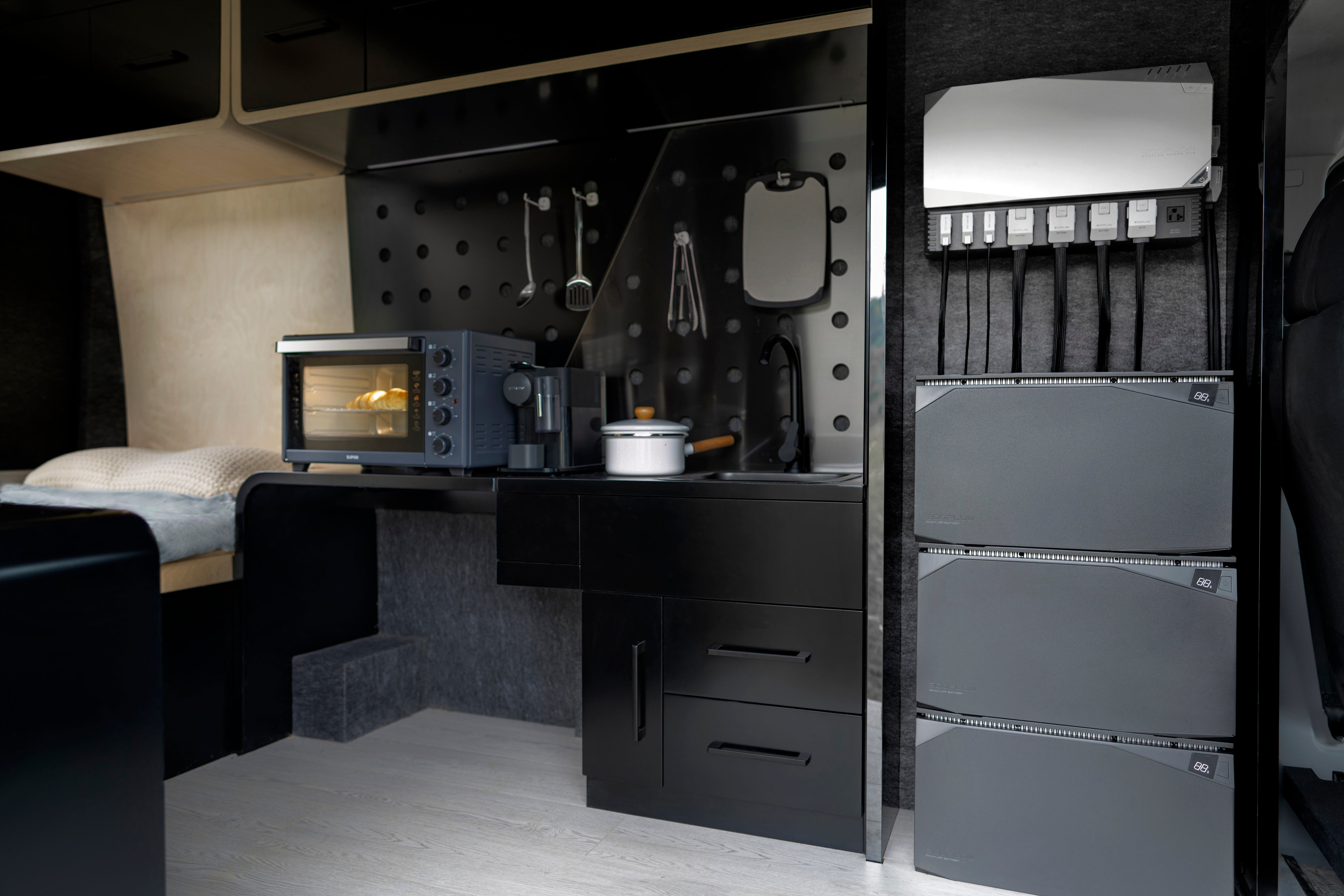 EcoFlow Power Kit 120V Output - 1x 3600 Watt Solar Generator / 2000wH Lithium Storage /1300w Solar Complete Offgrid Kit