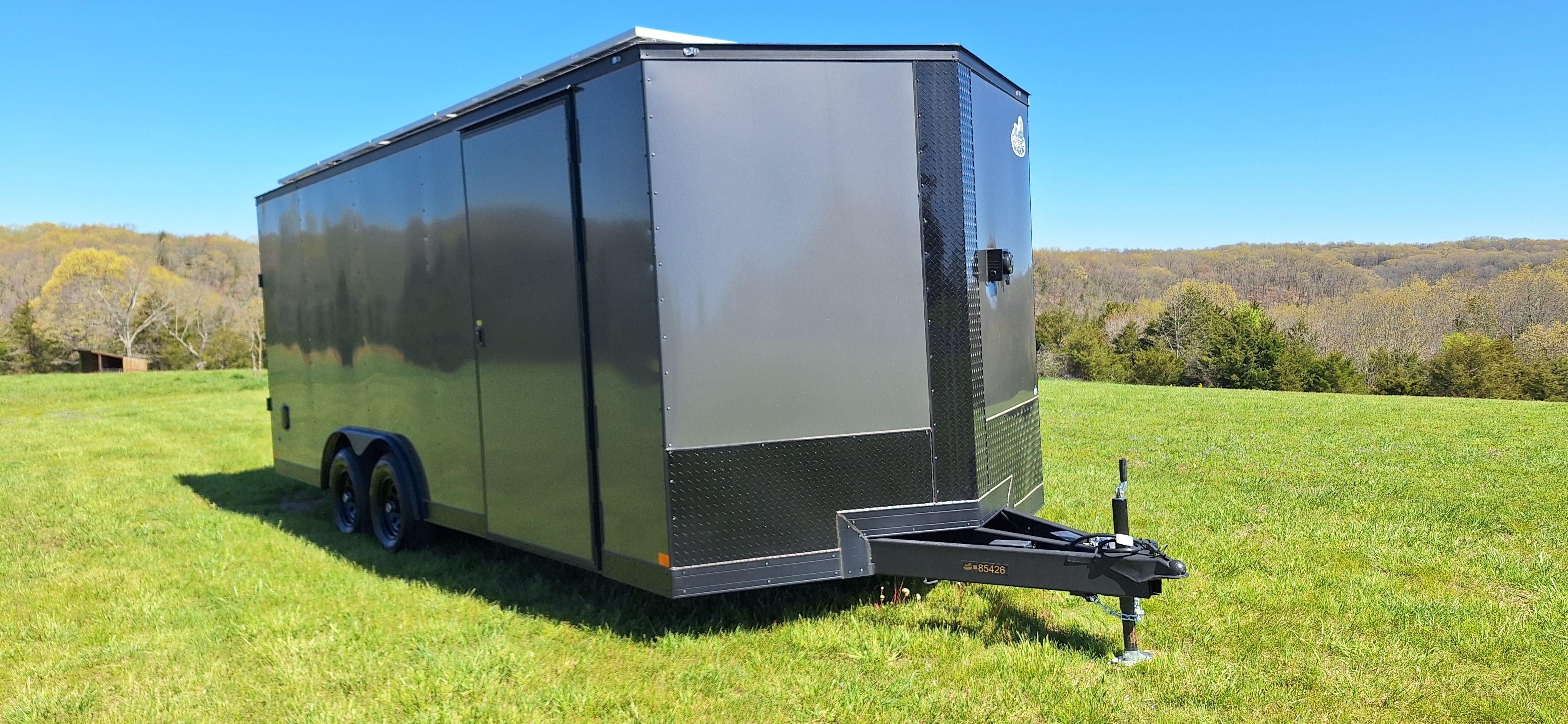 20' Enclosed SOLAR POWERED Offgrid Self-Sufficient Trailer - SOL-ARK 15K Version with 32K Lithium Battery