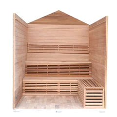 SAUNA EVOLUTION® Garden Waterproof Traditional Sauna Steam Room Cabin 01