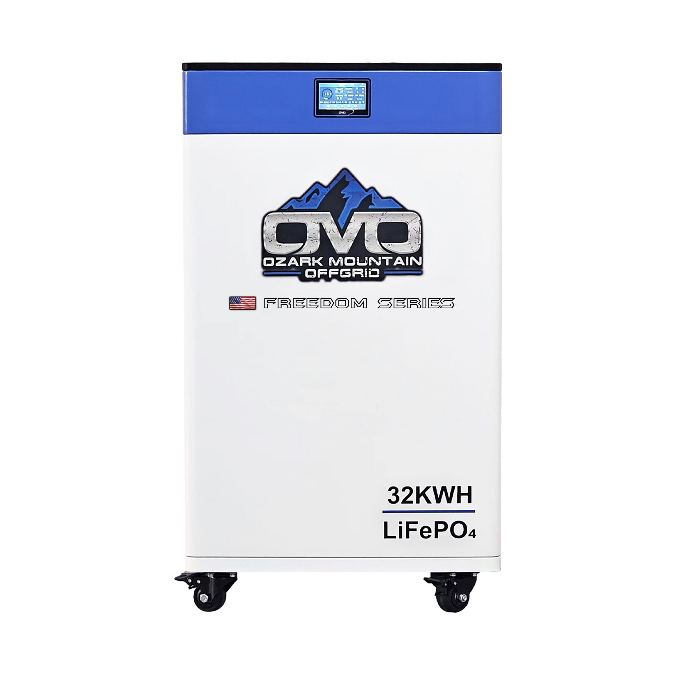 35KW Complete Offgrid Solar Kit + 2x 15K Sol-Ark Inverter + 32kWh OMO 48V Freedom Series Lithium Battery +35.2KW Solar with Roof Mount and Wiring