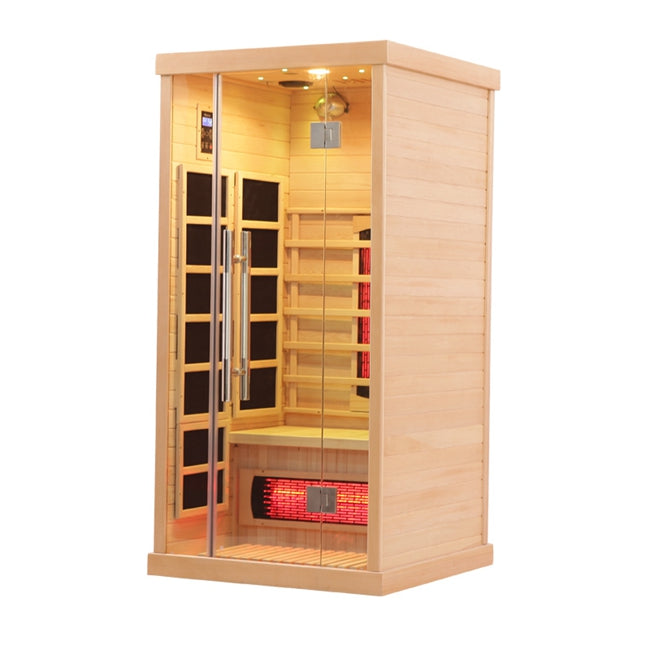 SAUNA EVOLUTION® Full Spectrum Indoor Solid Wood Sauna Far Infrared 11