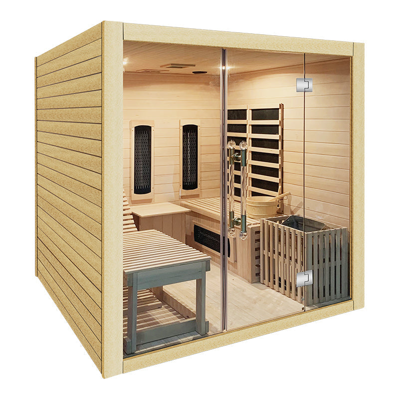 SAUNA EVOLUTION® Indoor Steam and Far-infrared Sauna Dual System 01