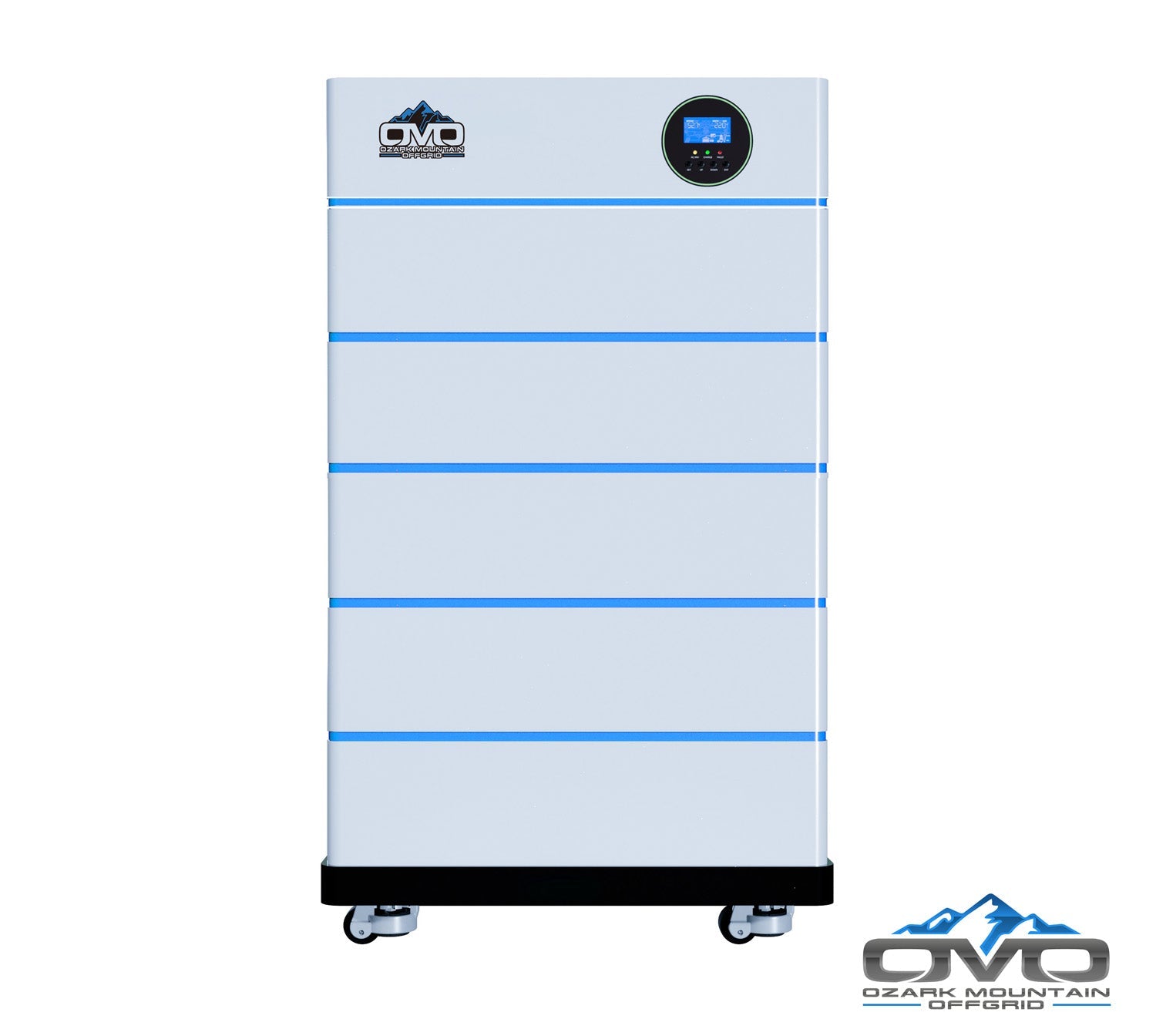 OMO All-In-One Customizable Stacking Inverter/Battery System 5500W Inverter + 25.6KW Lithium Battery
