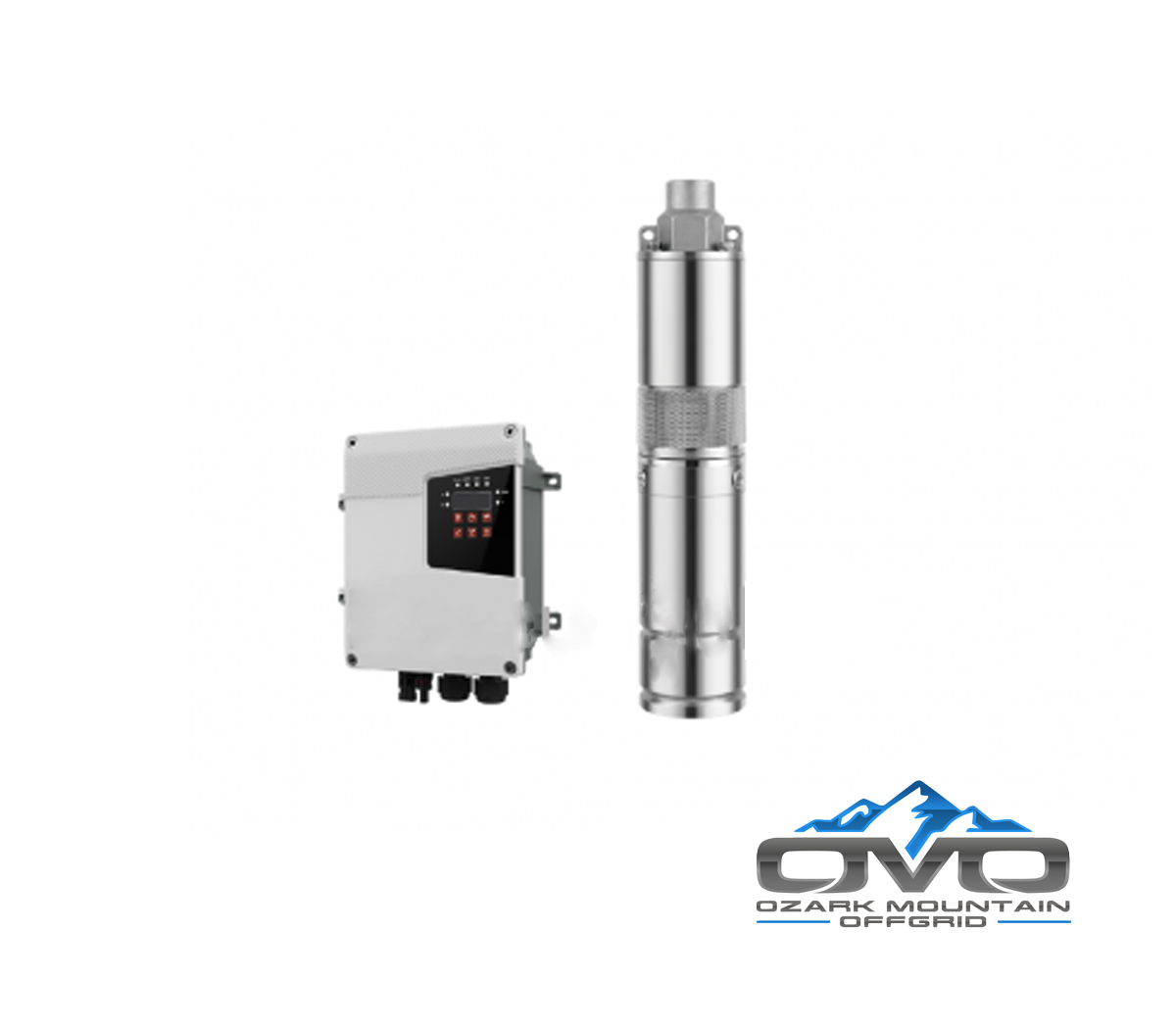 96V DC Solar Submersible Deep Well Screw Pump with MPPT Charge Controller