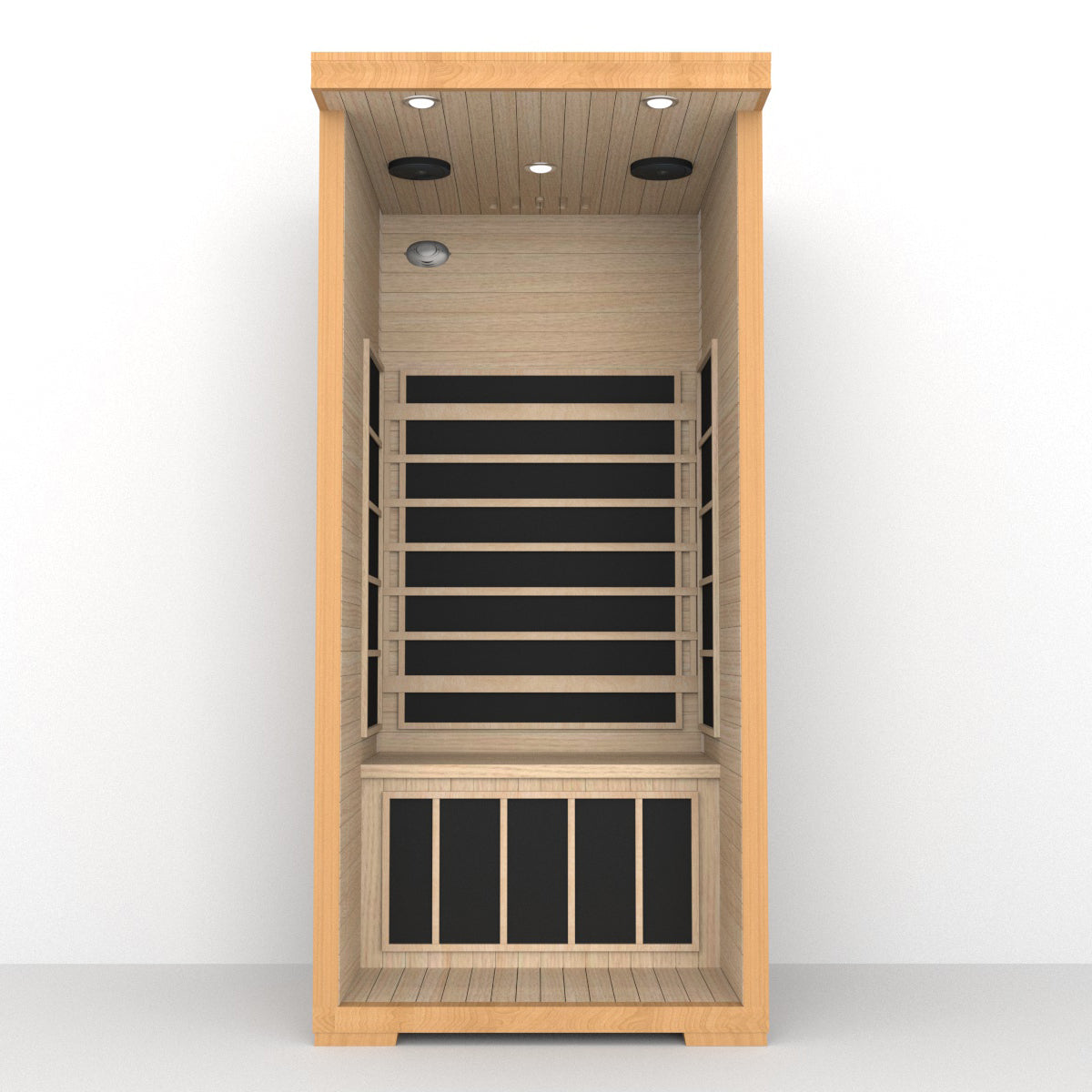 SAUNA EVOLUTION® Low EMF Indoor Wood Sauna With Carbon Panel Far Infrared 16