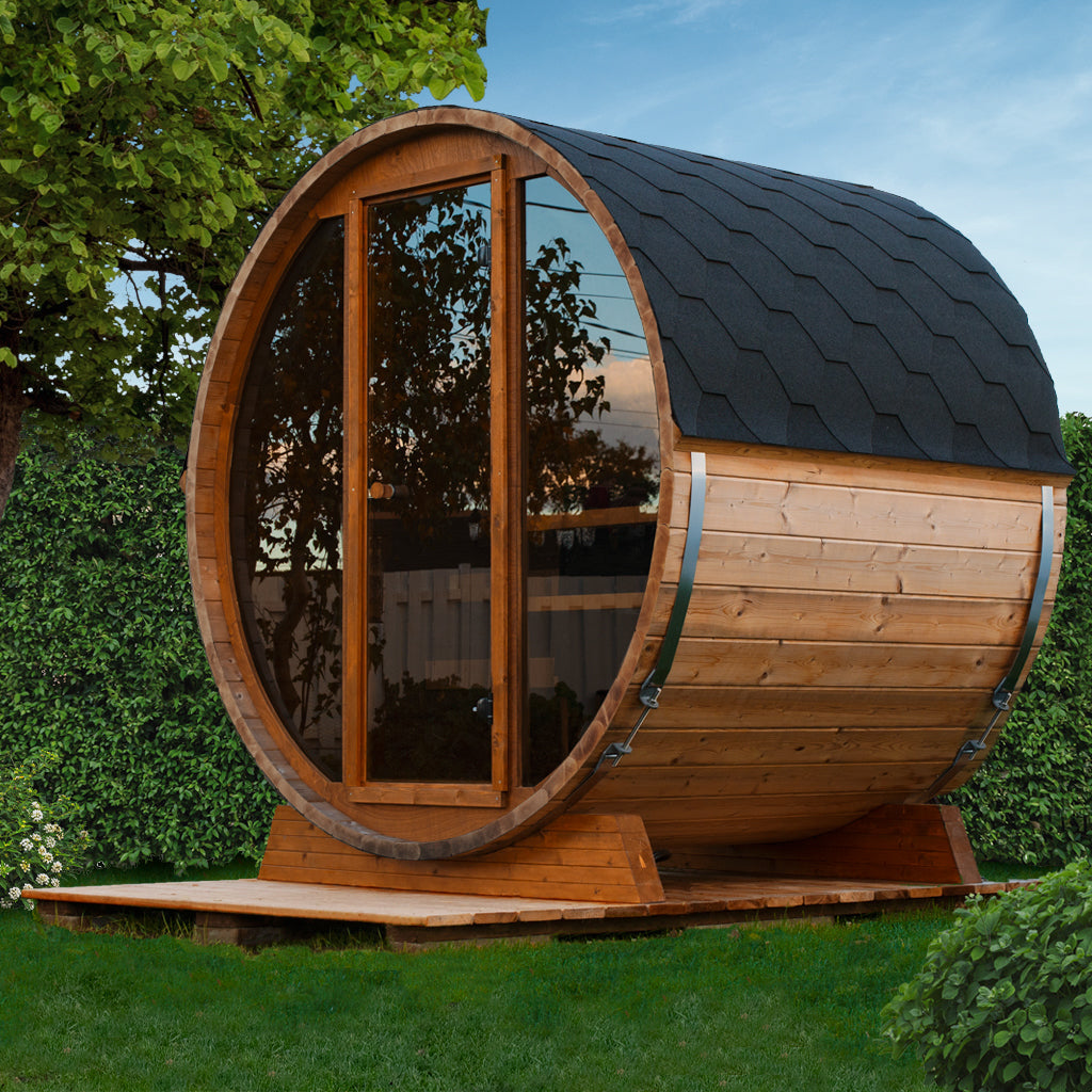 SAUNA EVOLUTION® Barrel Sauna Serenity Nature Air 3