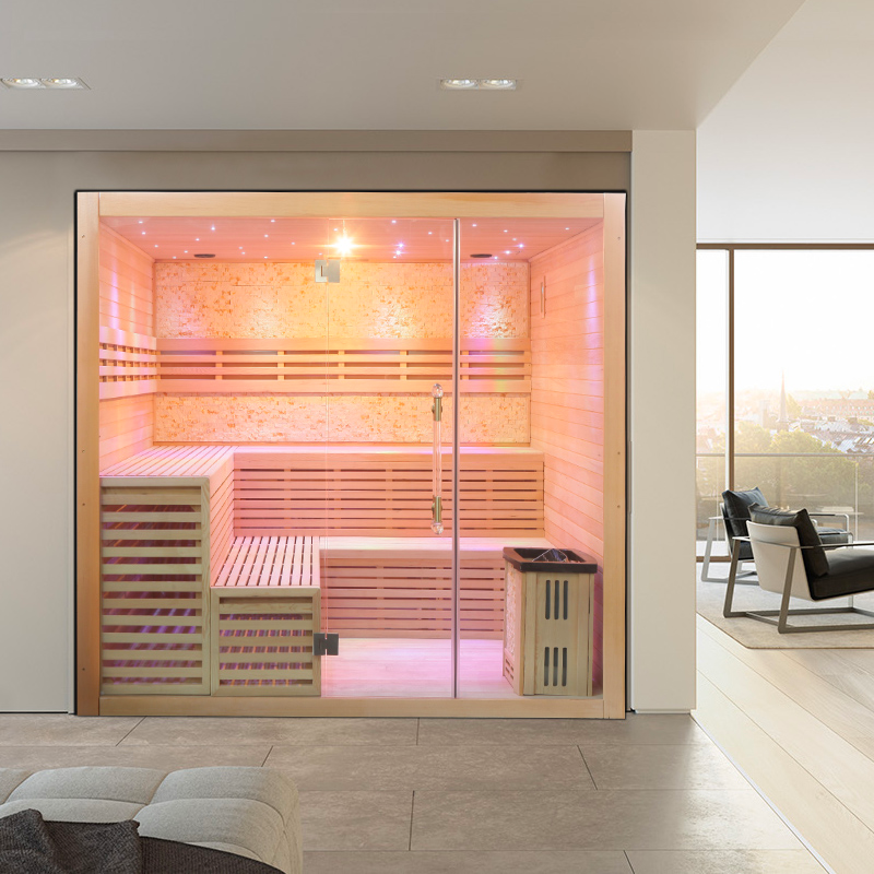 SAUNA EVOLUTION® Indoor Therapy Wood Steam Sauna Room