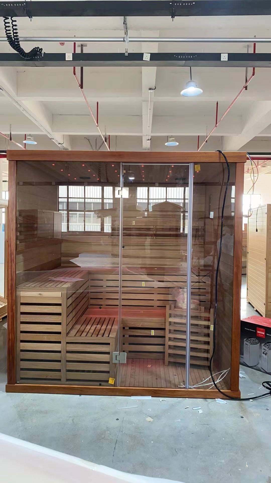 SAUNA EVOLUTION® Indoor Therapy Wood Steam Sauna Room