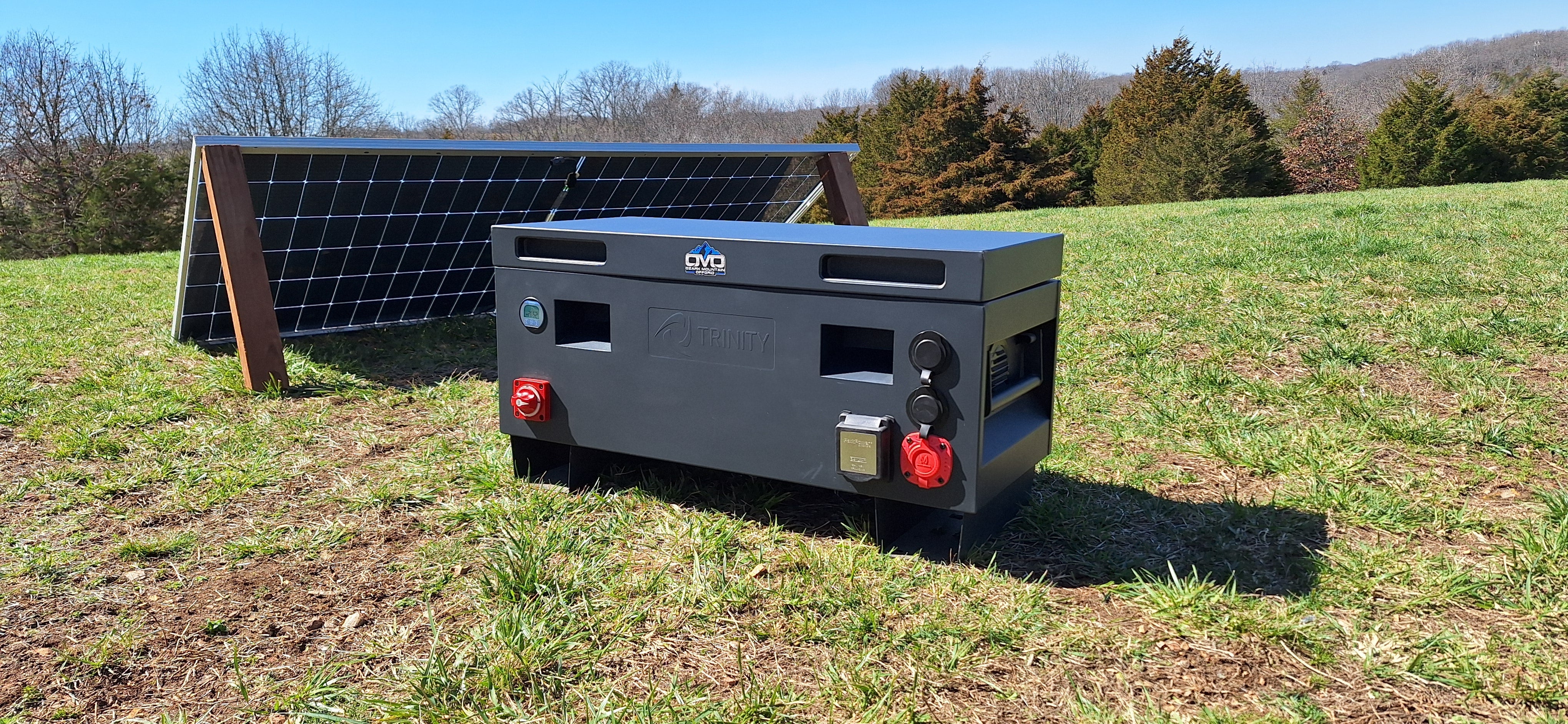 1.1KW Boat Dock Offgrid Solar Kit - Portable with Plug and Play Connections