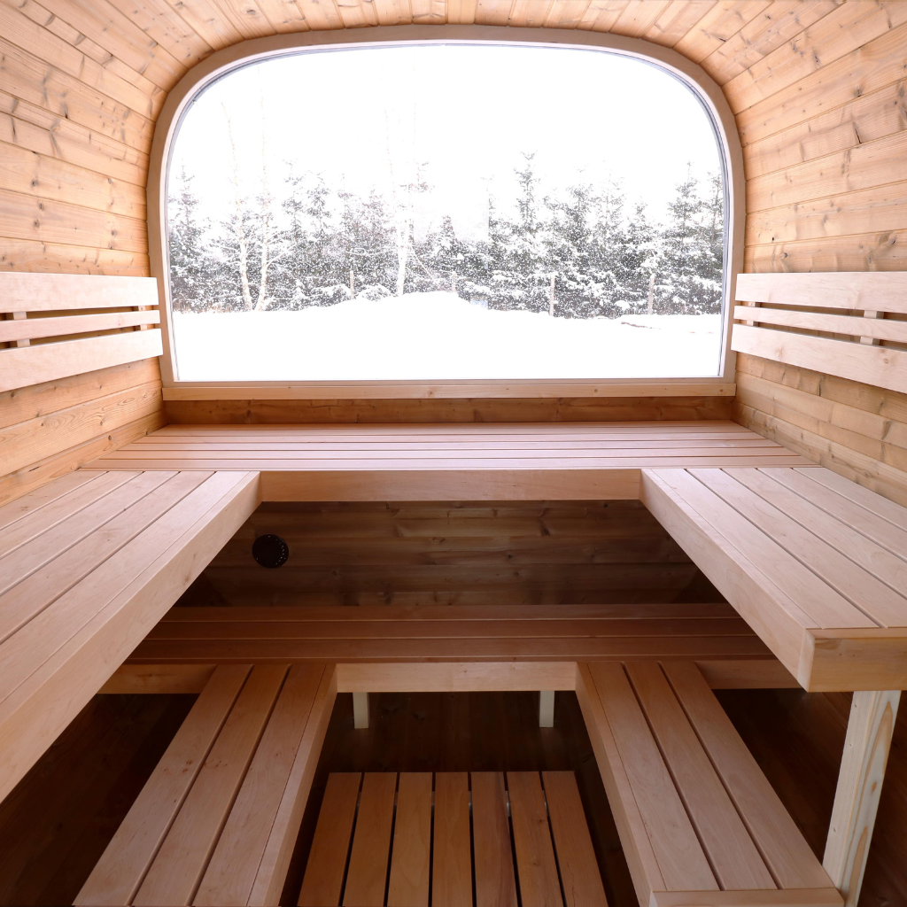 SAUNA EVOLUTION® Square Sauna Minimalist Refresh 6