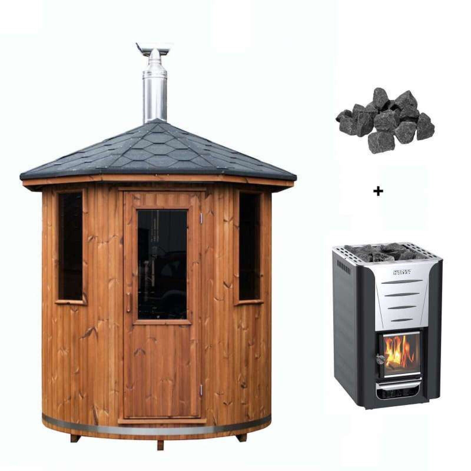 SAUNA EVOLUTION® Garden Series Outdoor Sauna Cabin 06