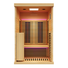 Load image into Gallery viewer, Peak Saunas Everest 2-Person Full Spectrum Infrared Sauna with XL Medical-Grade Red Light Therapy &amp; Smart WiFi App Control