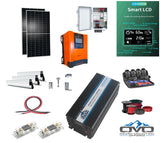 1.1KW Offgrid Solar Kit + 3KW Inverter/Charger + 60A MPPT Charge Controller