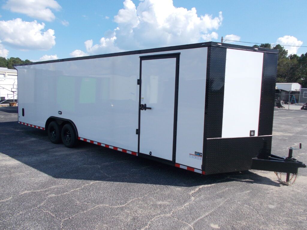 28' Enclosed SOLAR POWERED Offgrid Self-Sufficient Trailer - SOL-ARK 15K with OMO 32K Freedom Lithium Battery