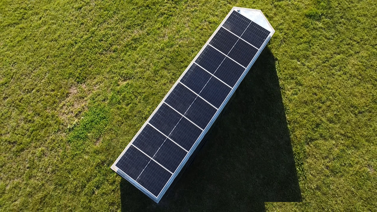 36' Enclosed SOLAR POWERED Offgrid Self-Sufficient Trailer - SOL-ARK 15K with OMO 32K Freedom Lithium Battery