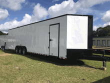 Load image into Gallery viewer, 36&#39; Enclosed SOLAR POWERED Offgrid Self-Sufficient Trailer - SOL-ARK 15K with OMO 32K Freedom Lithium Battery