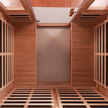Load image into Gallery viewer, Premium 4-Person Luxury Low EMF Outdoor FAR Infrared Home Sauna With Bluetooth Audio, 2050W (SAK15372)