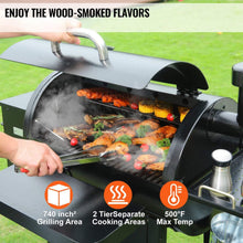 Load image into Gallery viewer, 53&quot; Heavy Duty Portable Wood Pellet BBQ Grill With Cart (SAK93641)