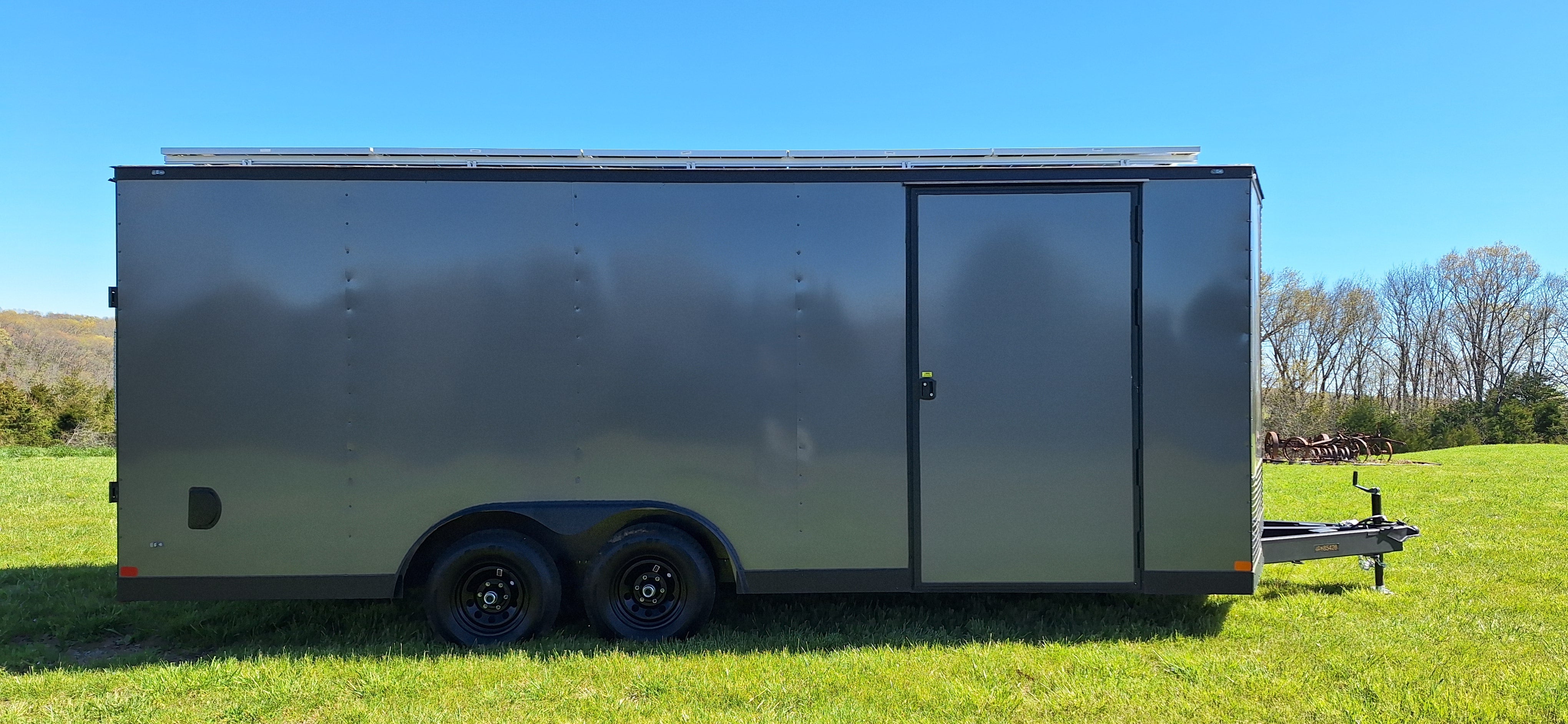 20' Enclosed SOLAR POWERED Offgrid Self-Sufficient Trailer - SOL-ARK 15K Version with 32K Lithium Battery