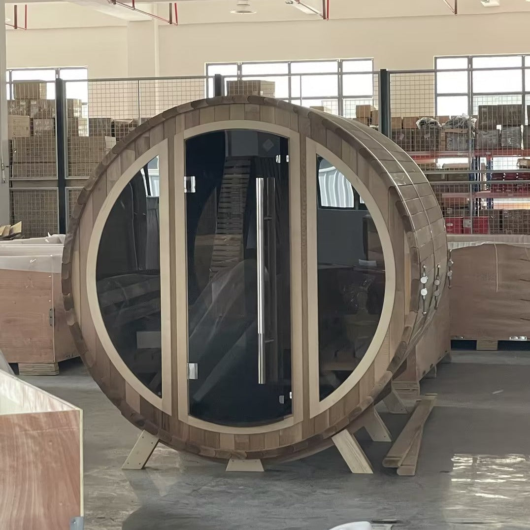 SAUNA EVOLUTION® Barrel Sauna Serenity Nature Air 9