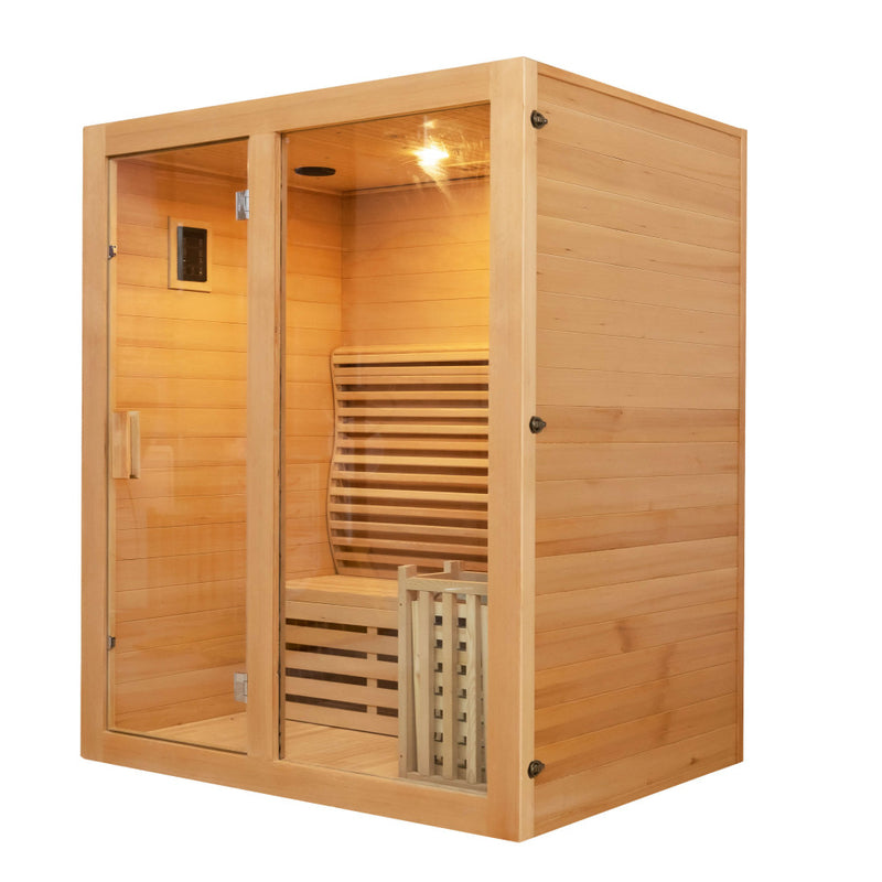 SAUNA EVOLUTION®  Canadian Indoor Ozone Saunas And Steam Room For SPA Center Glass 08