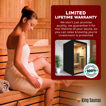 Load image into Gallery viewer, The Crown 2-Person Luxury Full Spectrum Infrared Sauna with Smart WiFi App Control