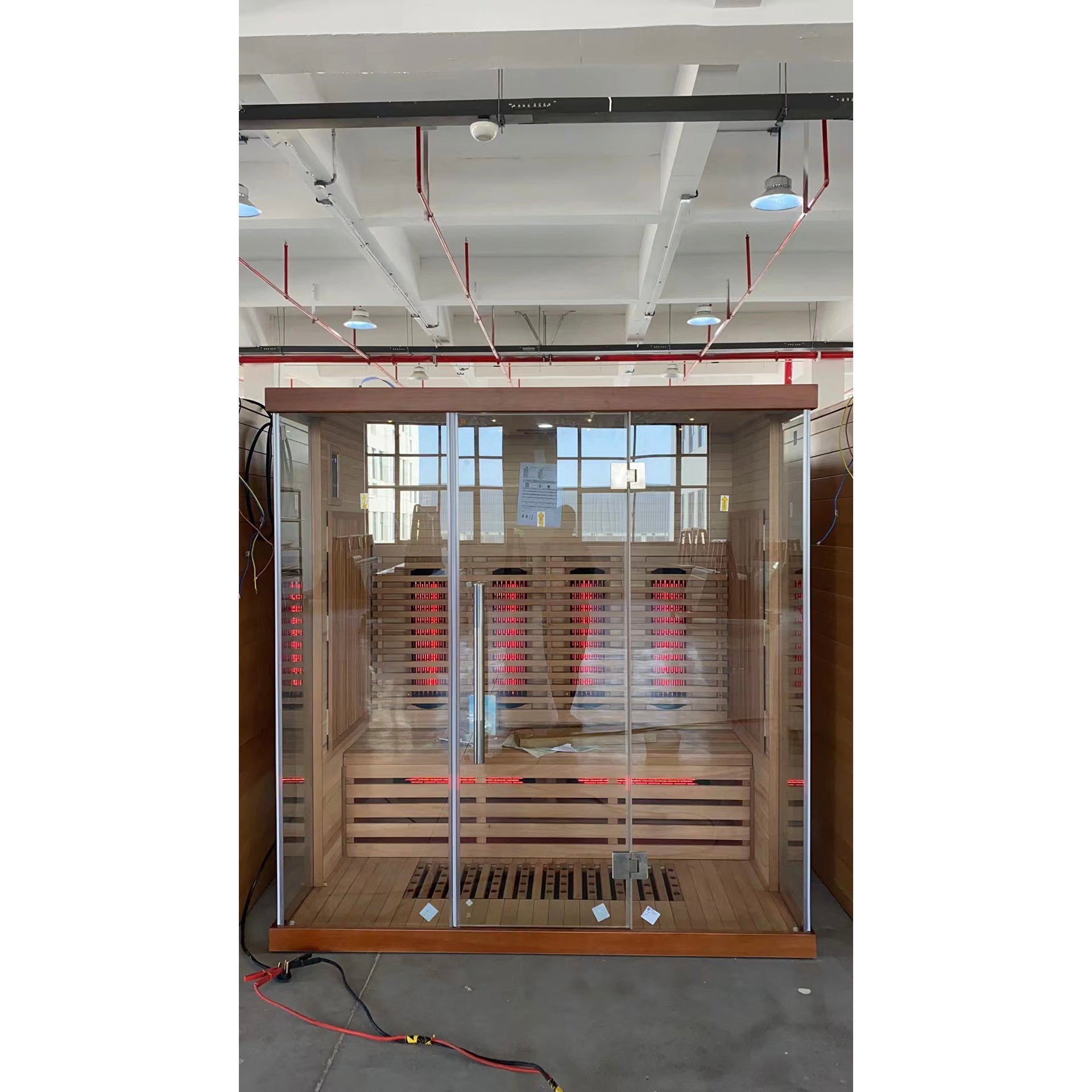 SAUNA EVOLUTION®  Indoor Low EMF Sauna with Front Glass Far Infrared 05