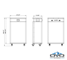 Load image into Gallery viewer, 100KW Complete Offgrid Solar Kit + 6x 15K Sol-Ark Inverter + 32kWh OMO 48V Freedom Series Lithium Battery +100.2KW Solar with Ground Mount and Wiring
