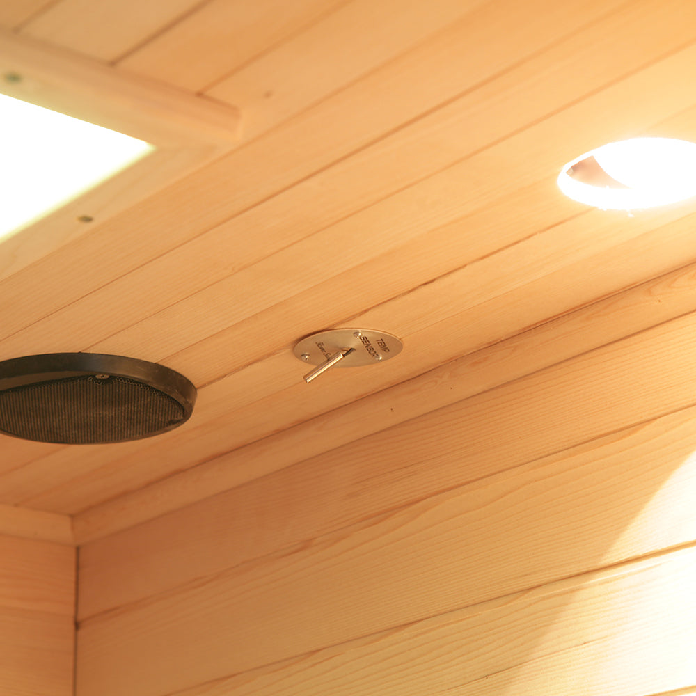 SAUNA EVOLUTION®  Indoor Carbon Heaters Glass Door Sauna Room Far Infrared 09