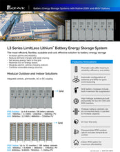 Load image into Gallery viewer, Commercial 240KW Solar Array - 3 Phase 480V Solar Kit + 4x 60K 480V Sol-Ark Inverter + 4x 60KW Sol-Ark OUTDOOR Lithium Battery +242KW Solar with Ground Mount and Wiring