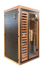 Load image into Gallery viewer, Peak Saunas Rainier 1-Person Full Spectrum Infrared Sauna with XL Medical-Grade Red Light Therapy &amp; Smart WiFi App Control