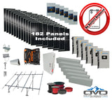 100KW Complete Offgrid Solar Kit + 6x 15K Sol-Ark Inverter +100.2KW Solar with Ground Mount and Wiring