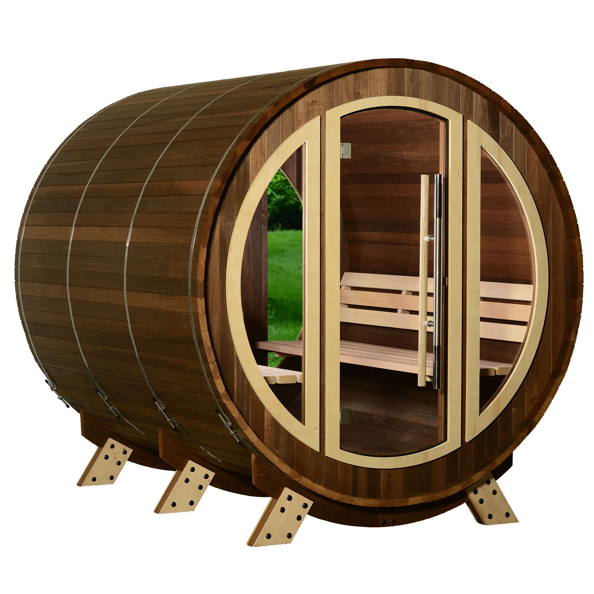 SAUNA EVOLUTION® Barrel Sauna Serenity Nature Air 9