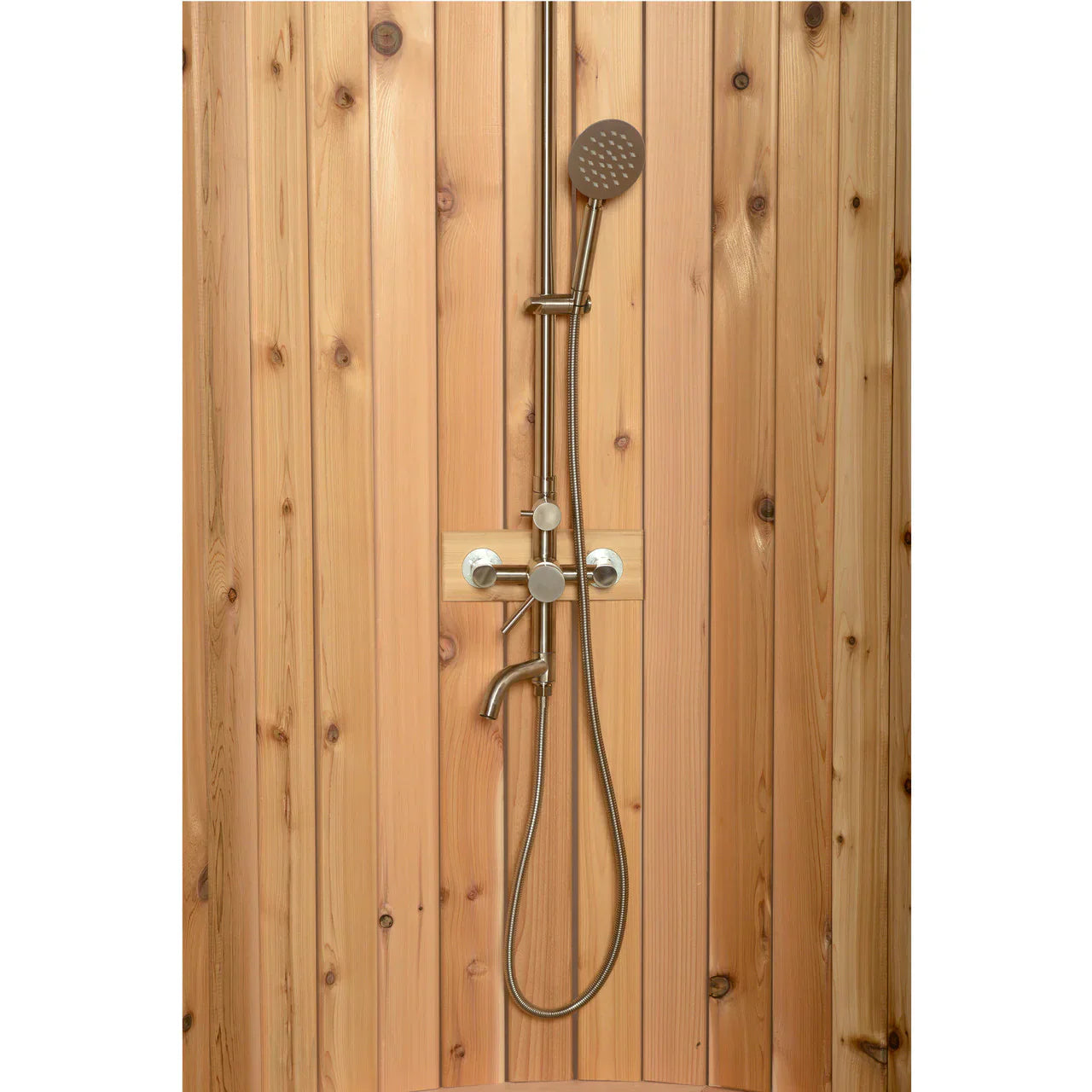 SAUNA EVOLUTION® Curved Rinse Outdoor Shower