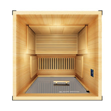 Load image into Gallery viewer, The Crown 2-Person Luxury Full Spectrum Infrared Sauna with Smart WiFi App Control