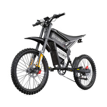 Load image into Gallery viewer, EKX E6 3000W 52V/40AH Premium Electric Carbon Steel Off-Road Mountain Dirt Bike (SAK18315)