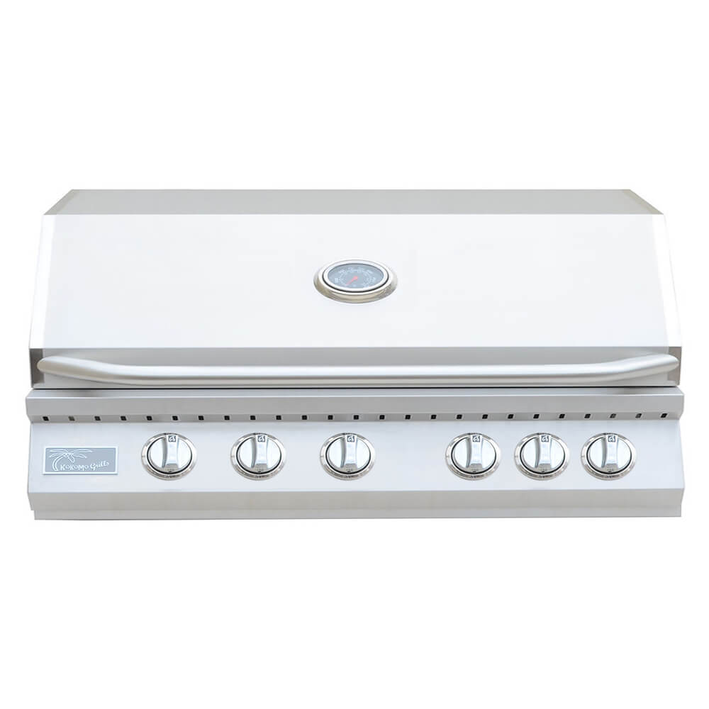 KoKoMo Grills 40" Heavy Duty 72K BTU LP/NG 5 Burner Built-In Stainless Steel Gas Grill (SAK73152)