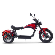 Load image into Gallery viewer, MotoTec Raven 60V/30AH 2500W Electric Moped Motorcycle Scooter For Adults, Red (SAK48163)