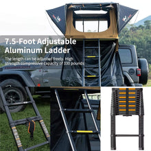 Load image into Gallery viewer, Naturnest Andromeda Khaki Soft Shell Rooftop Tent With Large Panoramic Skylight &amp; YKK Doors (SAK72384)