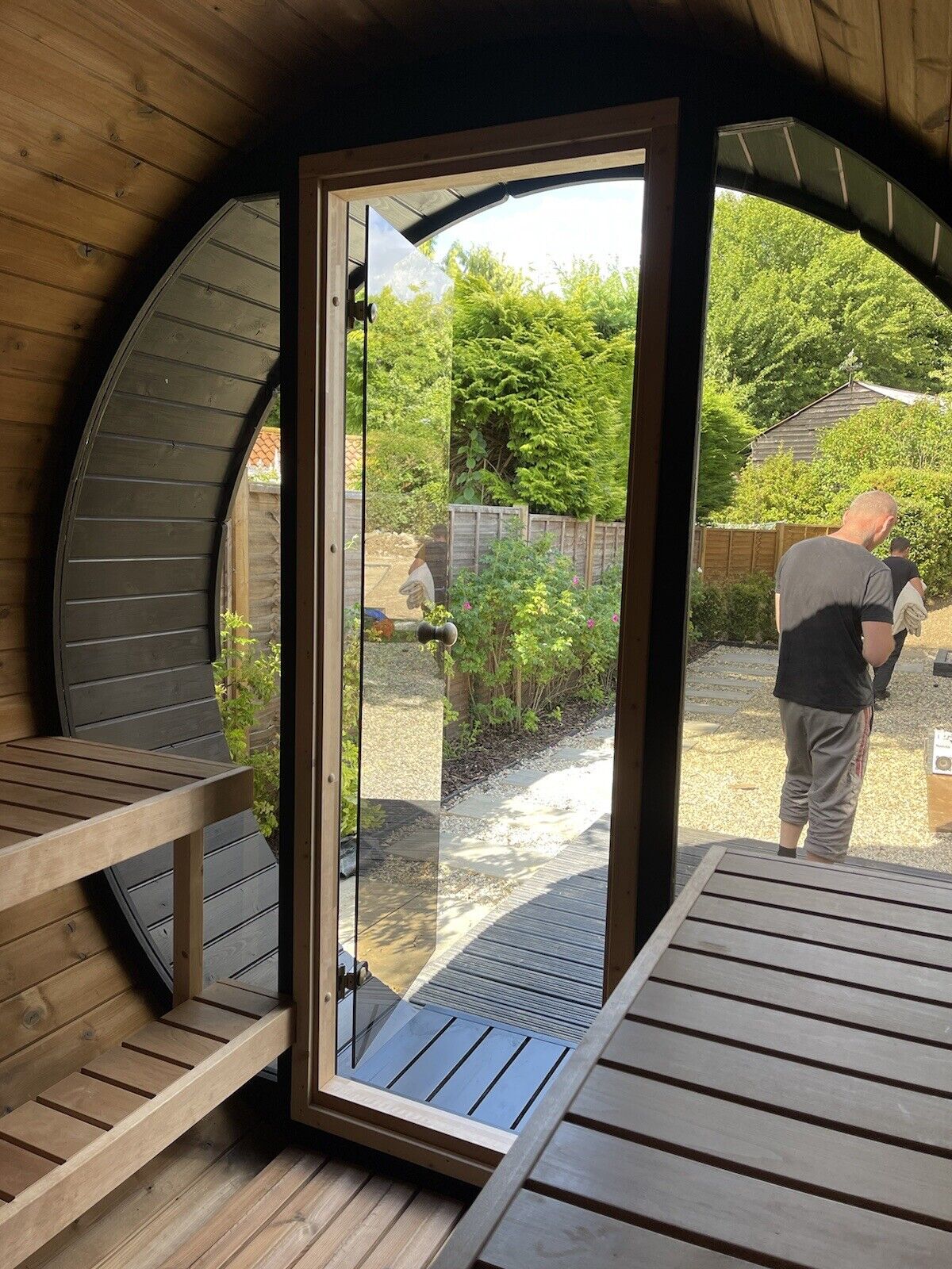 SAUNA EVOLUTION® Barrel Sauna Serenity Nature Air 7