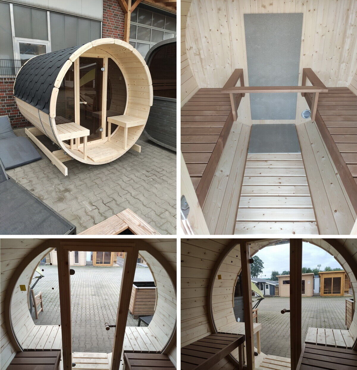 SAUNA EVOLUTION® Barrel Sauna Serenity Nature Air 7