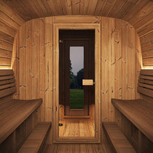 Load image into Gallery viewer, SaunaLife Model CL12GCP Cube-Series Outdoor 8-Person Home Sauna Kit [CL12GCP] (SAK38741)