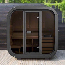 Load image into Gallery viewer, SaunaLife Model CL5G 4-Person Cube-Series Luxury Wooden Outdoor Home Sauna Kit [SL-MODELCL5G] (SAK91835)