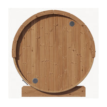 Load image into Gallery viewer, SaunaLife Model E6 Ergo Series 3-Person Thermo-Spruce Backyard Sauna Barrel [SL-MODELE6] (SAK38572)