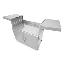 Load image into Gallery viewer, Wildfire Outdoor Living Stainless Steel Outdoor Grill Cart With Propane Tank Slide Out Door (SAK71546)